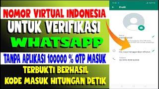 Cara Buat Nomor Virtual Indonesia Tanpa Aplikasi Untuk Daftar Whatsapp