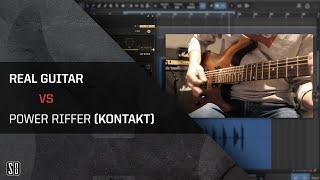 Real Guitar vs VST - Splash Sound - Power Riffer KONTAKT library