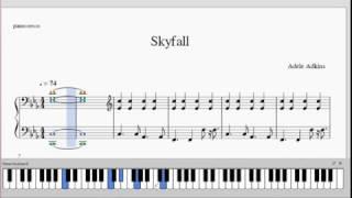 Adele - Skyfall - Piano Arrangement - free PDF