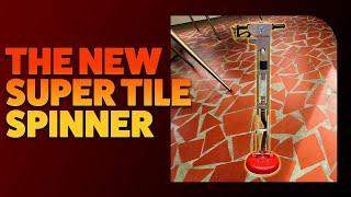 Super Tile Spinner Grout Cleaning Tool Demonstration!