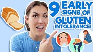 Gluten Intolerance Symptoms (9 EARLY SIGNS You Are Gluten Intolerant!) *Non-Celiac*