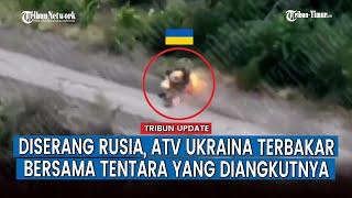 Drone FPV Rusia Serang ATV Ukraina, VIRAL!!