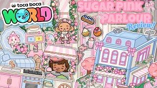 Sugar Pink Parlour Pack Review! | Toca Boca world (OUT NOW!) Home Designer