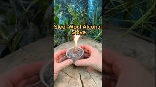 Steel Wool Alcohol Stove