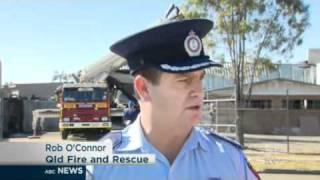 Fire damages Brisbane chemical factory