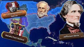 HOI4 End of a New Beginning | Victorian American Civil War! Confederate South!