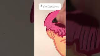 Drawing Future Trunks for a fan #drawing #posca #tiktok #animie