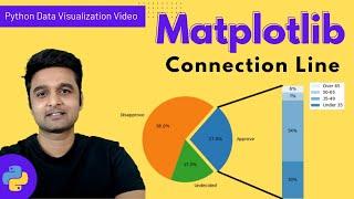 Matplotlib Connection Line between Charts | Python | Sunny Solanki