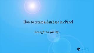 How to create a database in cPanel with Hostify