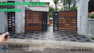 Automatic Swing Gate motor installed at Kundara, Kollam | Gate Automation in Kerala 83048 84072