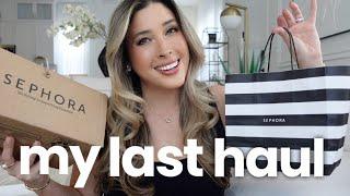 SEPHORA HAUL : WHAT I BOUGHT ON THE LAST DAY OF THE SEPHORA SALE ... MY LAST HAUL ...?