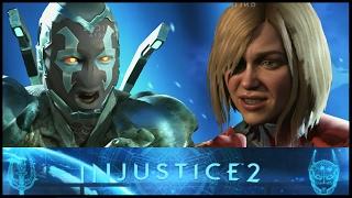 Injustice 2: Blue Beetle vs Supergirl Interactions and Clashes (Beta) (HD) (PS4)