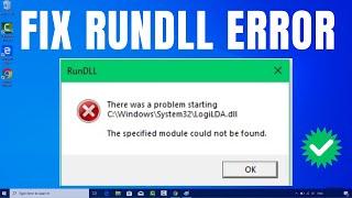 How to Fix RunDLL Error on Windows 10/11