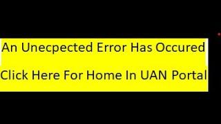 an unexpected error occurred click here for home