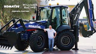 F1 World Champion Jacques Villeneuve visits Komatsu Italia Manufacturing