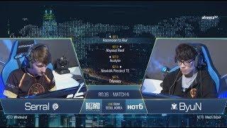 [GSL vs. the World 2017] Ro.16 Day1 Match4 Serral vs ByuN