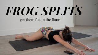 Get your Frog Splits FLAT in 10 minutes! Advanced Routine.