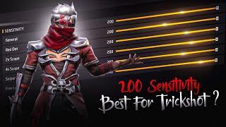 New 200 Sensitivity Best for TRICKSHOTUseful or Worst