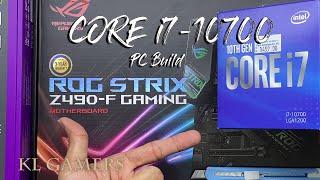 intel Core i7 10700 ASUS ROG STRIX Z490-F GAMING PC Build