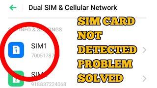 Fix OPPO Phone Sim Card Not Detected Problem Solved