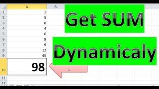 How to SUM Totals At Bottom of a Column Dynamically - Excel VBA Is Fun!