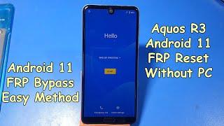 Sharp Aquos R3 Android 11 FRP Bypass Without PC