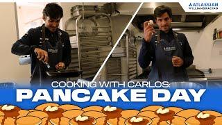 COOKING PANCAKES WITH CARLOS SAINZ | PANCAKE DAY 2025