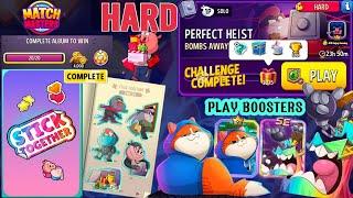 (HARD) Bombs Away+Rainbow Perfect Heist Solo Challenge 3075 Score/ Stickers Team Complete 