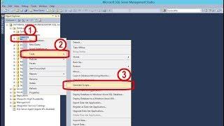 How to Generate Script in SQL Server 2014 With Data | Generate Script in SQL |  swift learn