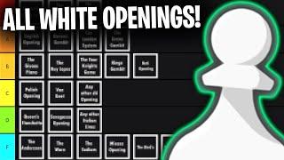 ULTIMATE Opening Tier List For White | Chess Openings