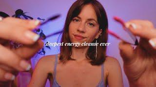 plucking EVERY single NEGATIVE thought from your mind  ASMR REIKI  whispered for sleep