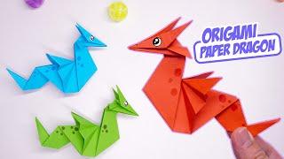 Origami Dragon || Easy origami cute dragon || How to make paper dragon