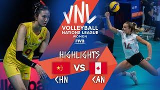 CHN vs. CAN - Highlights Week 2 | Women's VNL 2021