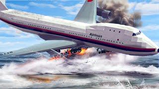 Emergency Landing On The Water - Got It? Survival Scenarios Chances | Airplane Crash Besiege