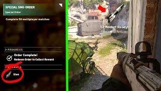 V2 ROCKET to UNLOCK FREE DLC WEAPON! (CoD WW2 Gewehr 43 Best Class Setup)