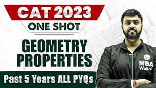 Geometry Properties in One Shot (Quant) | PYQs for CAT 2023