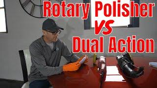 Dual Action Polisher VS Rotary Polisher! Which Polisher Is More Effective At Cutting Paint?