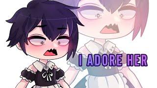 I ADORE HER meme || gacha club