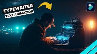 How To Make A TYPEWRITER  TEXT Effect In Filmora 12