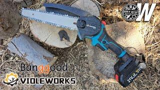 Super price for this 8" brushless Mini Chainsaw with oil tank