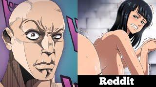 One Piece Female Edition | Anime vs Reddit (the rock reaction meme)