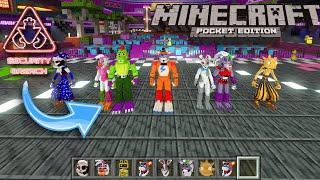  FNAF 9 IN MINECRAFT PE! ADDONS AND MAP OVERVIEW