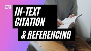 In-text citations and referencing tips apa (APA)