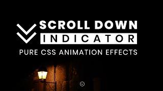 CSS Scroll Indicator Animation | Pure CSS3 Animation Effect Using JQuery | JavaScript Project