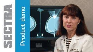 MD Donna Plecha, University Hospitals, demonstrates Sectra Breast Imaging PACS