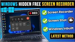 How To Use Windows Screen Recorder 2024Best Screen Recorder Record Screen Without Any Software PC