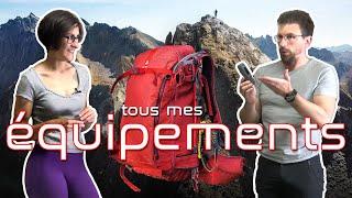 Mon matériel de montagne, partie 1: survie, vêtements, sac à dos, protections VTT, réparation, vidéo