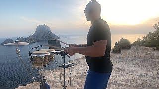 David H 'The Percussion DJ'  Es Vedra Sunset Mix, Ibiza. (Full Length Set).