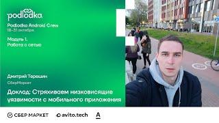 Доклад: Стряхиваем низковисящие уязвимости с мобильного приложения / Дмитрий Терешин (СберМаркет)