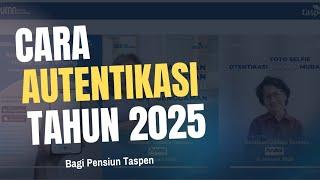 cara otentikasi pensiun terbaru tahun 2025